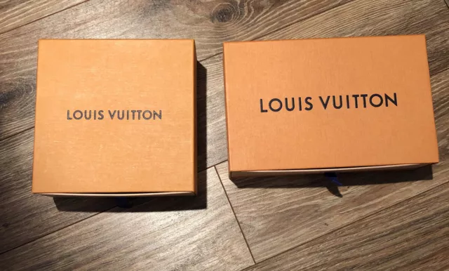 Louis Vuitton Orange and Blue Pull Drawer Box 5.5 inches x 3 inches x 2  inches