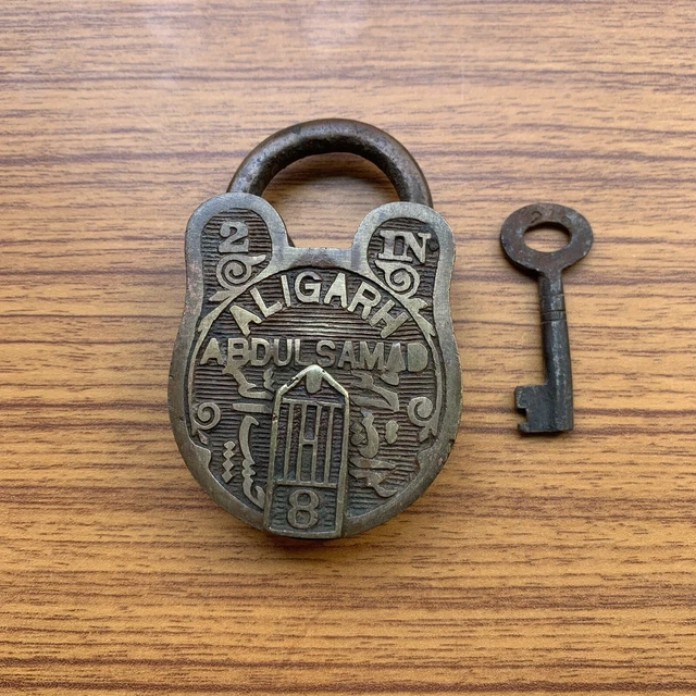 ANCIEN CADENAS EN Métal Avec Cle Serrure Coffre EUR 7,00 - PicClick FR