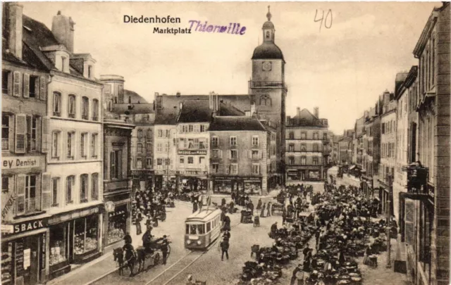 CPA AK DIEDENHOFEN - marketplace (474153)