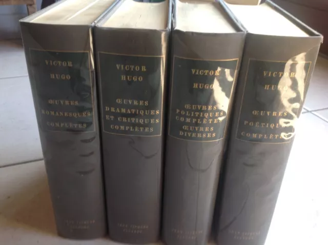 Victor Hugo Œuvres completes 4/4 dramatiques politiques romanesques poétiques