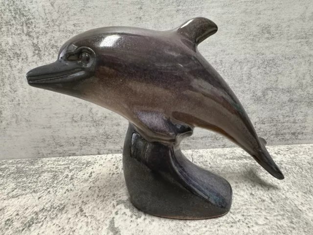 Vintage Howard Pierce Dolphin Art Pottery