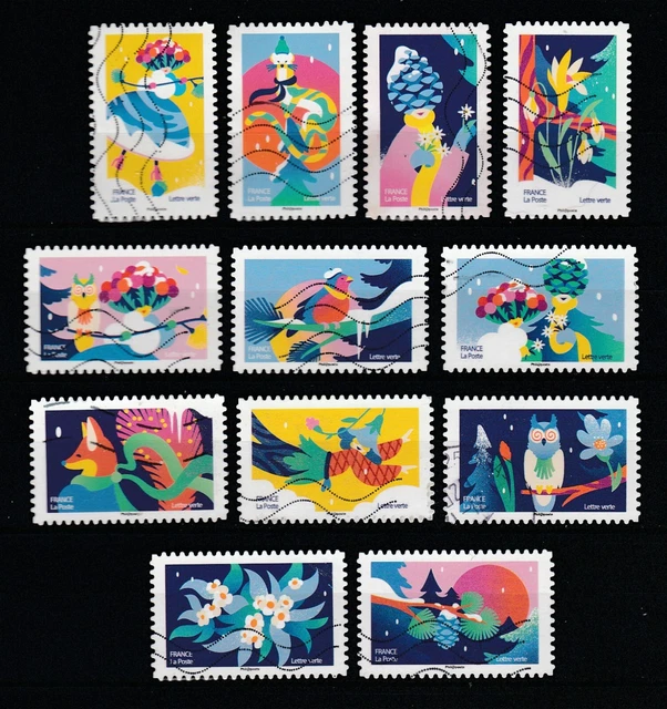 France Lot De Timbres Taxe Neufs Avec Gomme ** MNH Type Gerbes