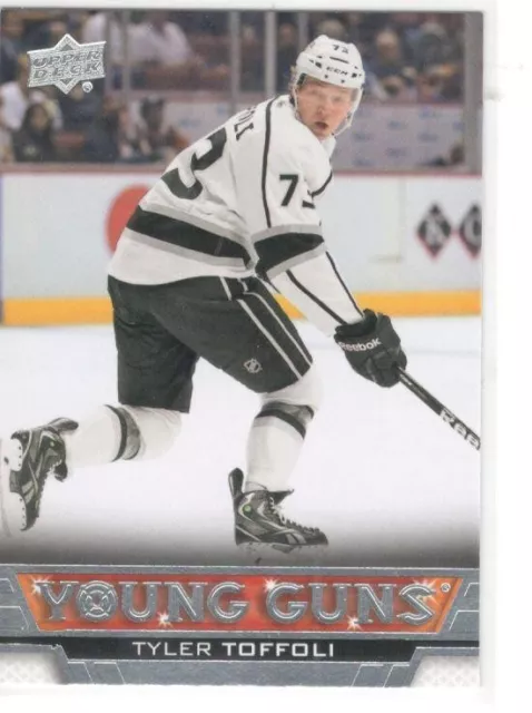 2013-14  Upper Deck Ud Young Guns Rc # 246 Tyler Toffoli Los Angeles Kings