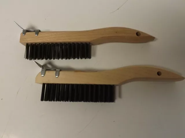 Redtree Industries 17014 Shoe Handle Wire Brush with Scraper 2 each