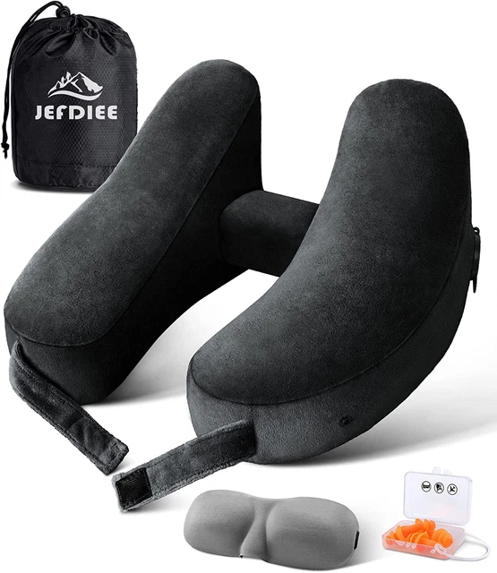 Neck Pillows for Travel, Travel Pillow for Neck, Chin, Head Support, Airplane Pi