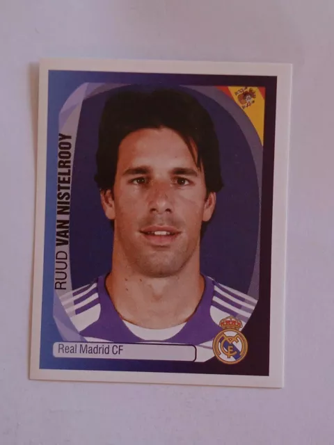 #347 Ruud Van Nistelrooy Real Madrid Cf - 2007/08 Champions League Panini