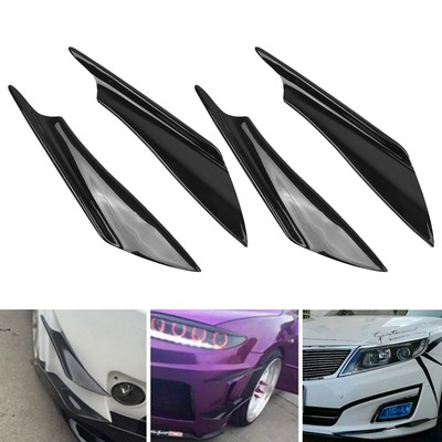Aero SET 4 AERO FLAPS LAME SPOILER PARAURTI ADESIVO DACIA LODGY CARBON LOOK 