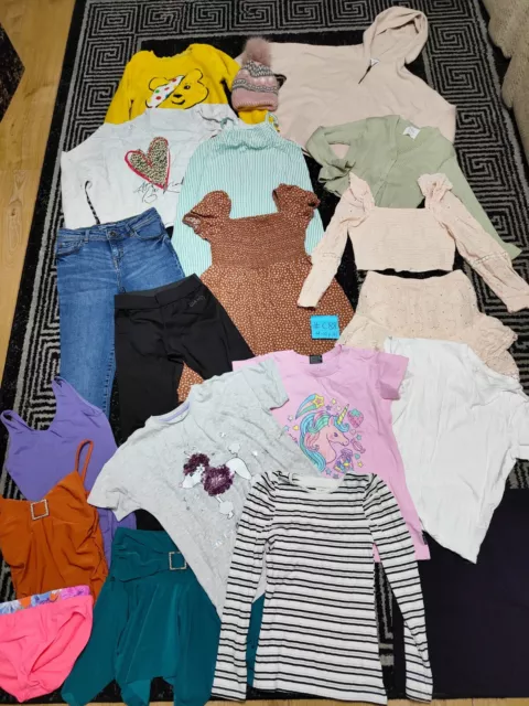 #C88 Enorme pacchetto di vestiti per ragazze 9-10 anni NEXT GEORGE ZARA RIVER H&M PRIMARK