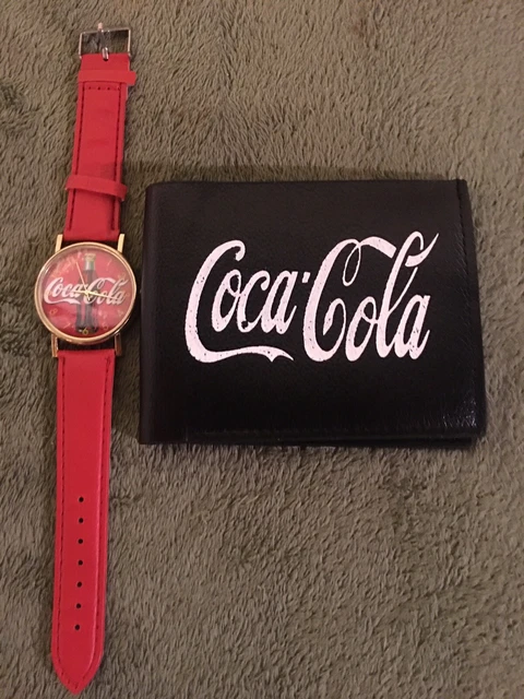 Coca Cola wallet and Watch