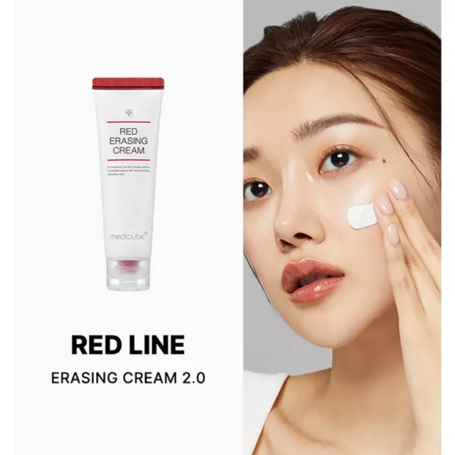 MEDICUBE Red Erasing Cream 50g for Acne Sensitive Skin Moisturizing Brightening