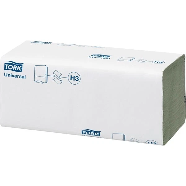 Asciugamano a mano pieghevole verde 1 strato X4000 290135 Tork prodotto originale di alta qualità