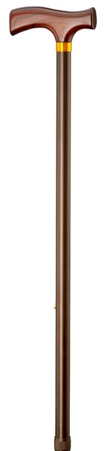 Bastón Metal Ligero Fritz Color Bronce Material Bastón