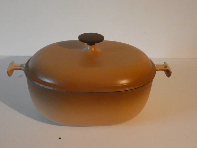 Faitout en Fonte Émaillée 30 cm Mist Grey avec Intérieur Sable