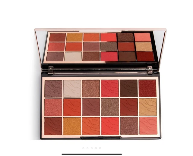 Makeup Revolution Fierce Wild Animal 18 Shades Eyeshadow Palette Vibrant Orange