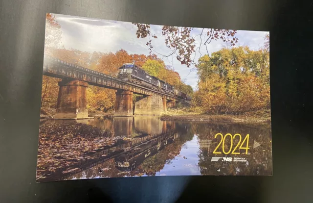 2024 Norfolk Southern Train Official Company Calendar NS Railroad Trains