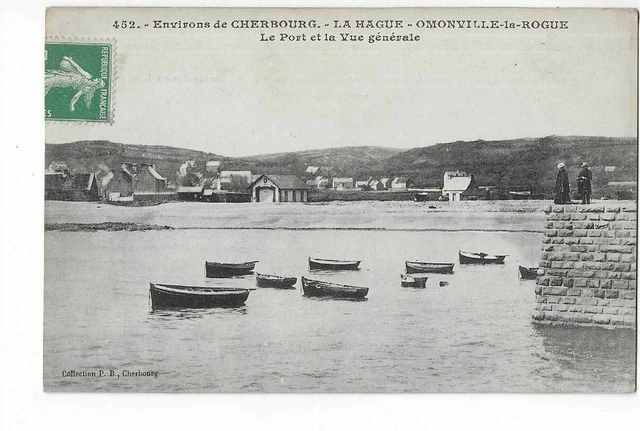 50 La Hague Omonville La Rogue Le Port Et General View