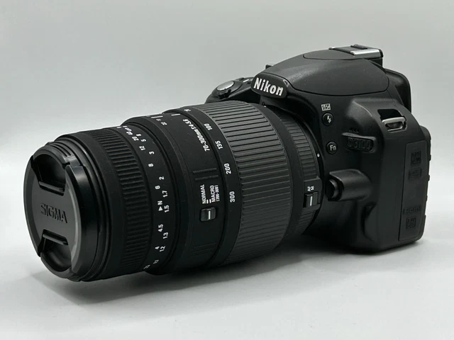 NIKON D3100 DSLR Camera Sigma 70-300mm DG Macro Lens Kit – Free