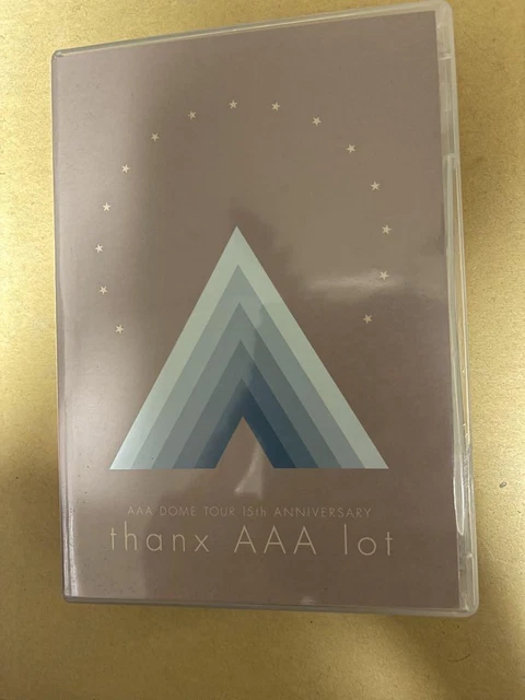 AAA DOME TOUR 15th Anniversary Blu-ray with Booklet, Used