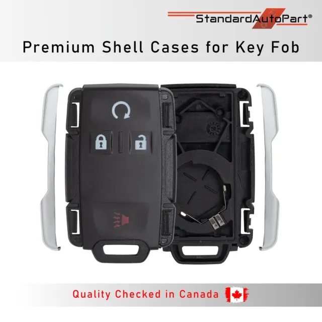 Keyless Entry Remote Car Key Fob Shell Case Cover for M3N-32337100 4b Chrome