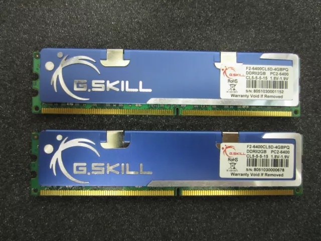 G.Skill DDR2 4GB PC 800 CL5 KIT (2x2 wgteh8f
