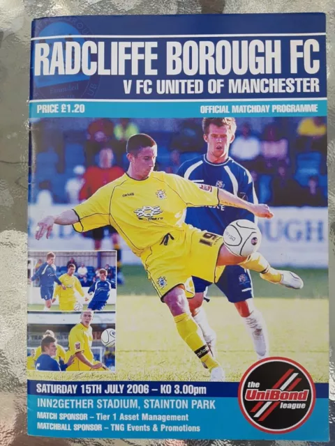 Radcliffe Borough v FC United of Manchester. 15th July 2006. Pre-Season Friendly