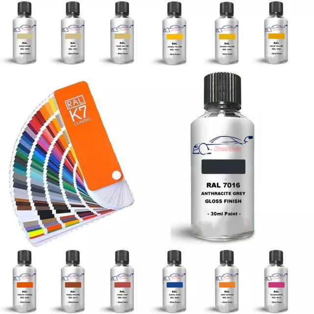 Xtremeauto SATIN Touch Up Paint Bottle RAL Colours Metal,Wood,Plastics,UPVC,PVC
