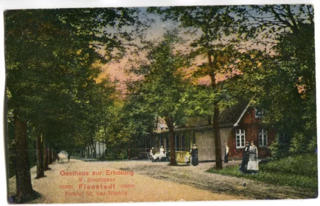 AK Fleestedt,Gasthaus Erholung,bei Seevetal,Harburg 1927