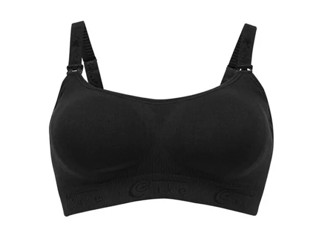 Cake Lingerie Rock Candy Luxury SEAMLESS NURSING BRA (BLACK) Size L