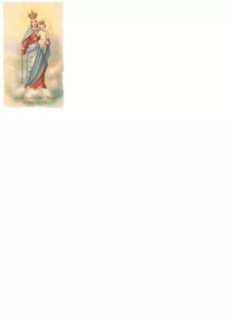 Madonna della Catena holy card NG Dep. 3138