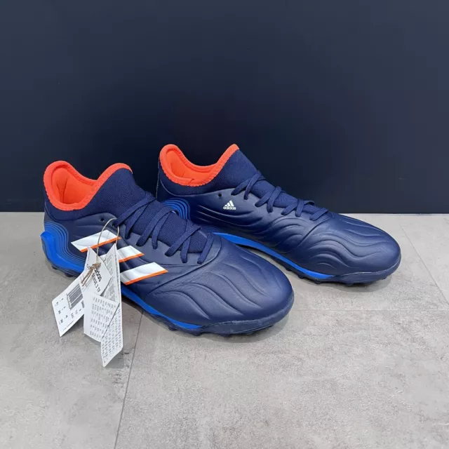 Adidas Copa Sense .3 Astro Turf Trainers Blue Orange Mens Size UK 8 New!