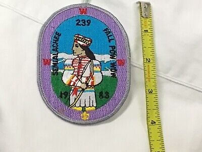 1983 Order of the Arrow Lodge 239 Semialachee Lodge Patch Fall Pow Wow Boy Scout