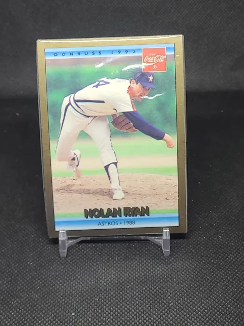 1992 Donruss Coke Ryan #22 Nolan Ryan/1988 HA Houston Astros Sealed (2)