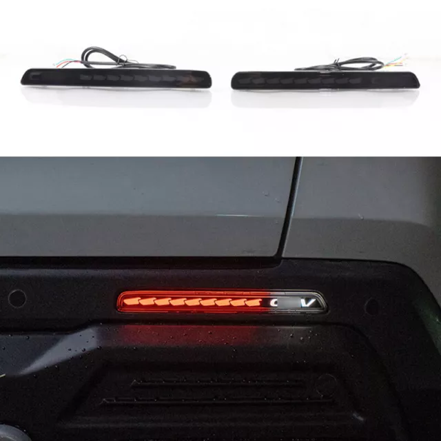 FOR HONDA CRV CRV 20252025 Smoked LED Rear Fog Light Tail Bumper