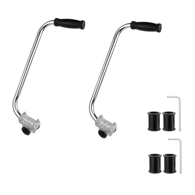 Poignée Extension Pour Coupe-bordures Et Débroussailleuse | Acier Inoxydable, Réglable, Ergonomique – Entretien Pelouse - 6