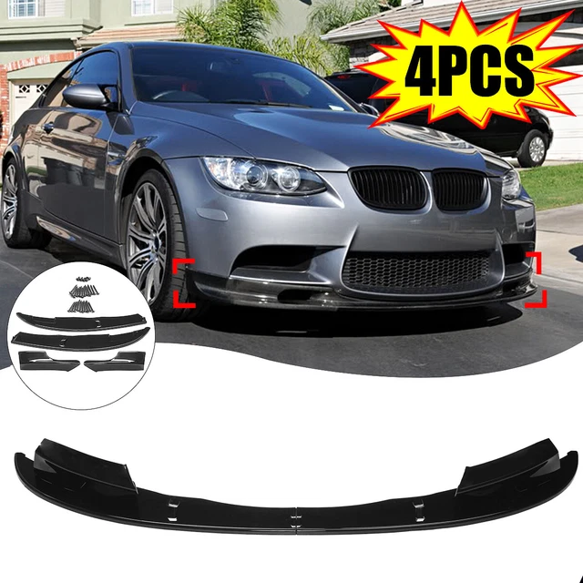 FRONT BUMPER LIP Splitter Spoiler Body Kit For BMW E90 E91 E92 E93 M3