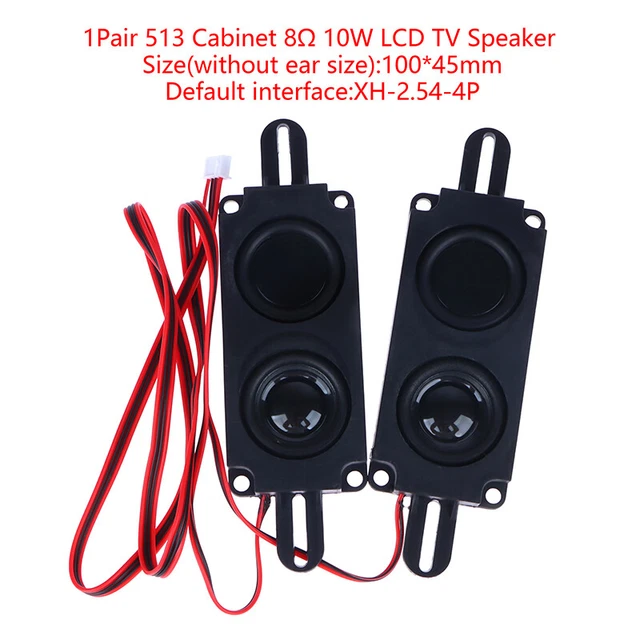 1PAIR 513 8Ω 10W LCD TV Speaker DIY Passive Speaker Builtin
