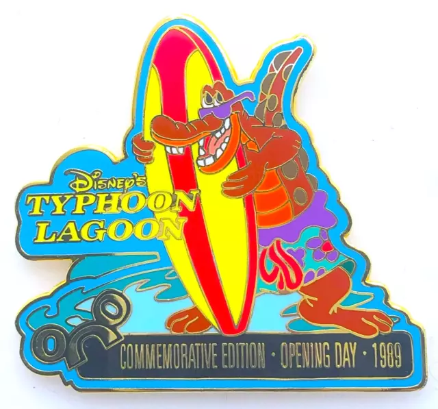 DISNEY Trading Pin - 2000 PIN of the MONTH - TYPHOON LAGOON - OPENING DAY Loose