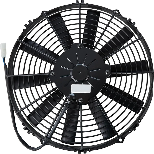 American Volt 10-11 Inch Electric Radiator Cooling Fan – 130W Motor, 12V, Universal Pusher/Puller, Ultra Thin