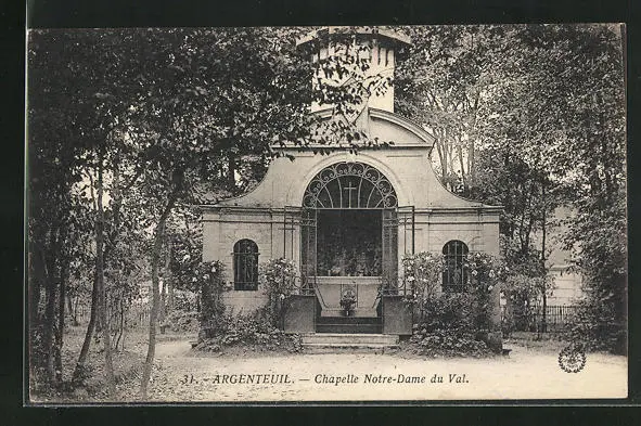 CPA Argenteuil, Chapel of Notre-Dame du Val