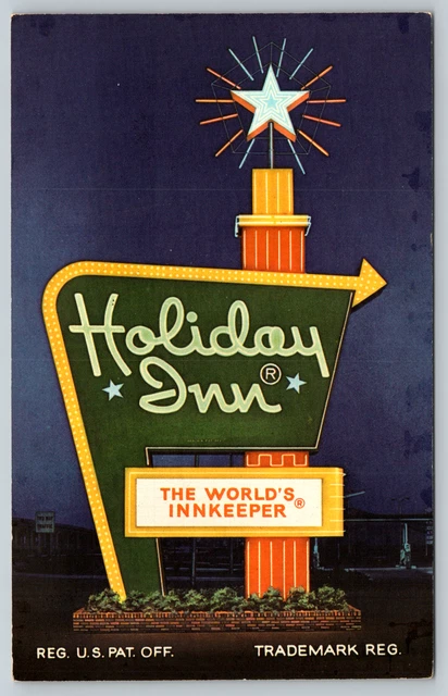 c1960s Holiday Inn Airport Phoenix Arizona Vintage Postcard