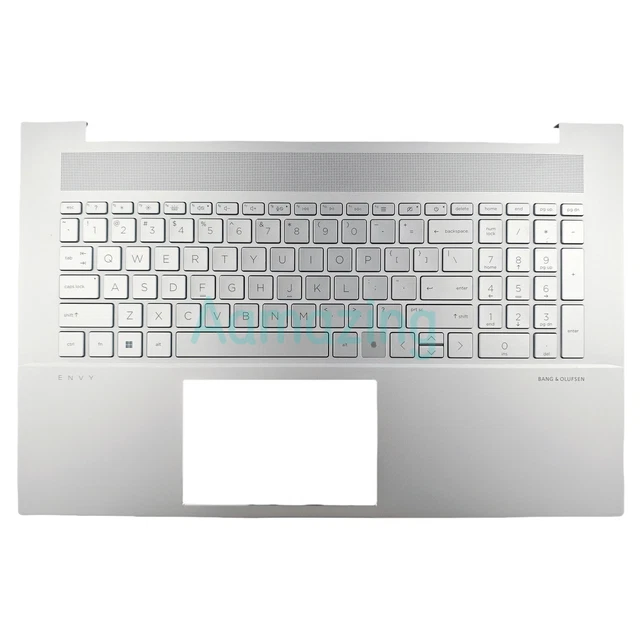 thumbnail image 2 of HP Laptop Palmrest Assembly With Keyboard & Touchpad – For 17BY, 17-BY, 17-CA – Black, L92780-001 2 of 6