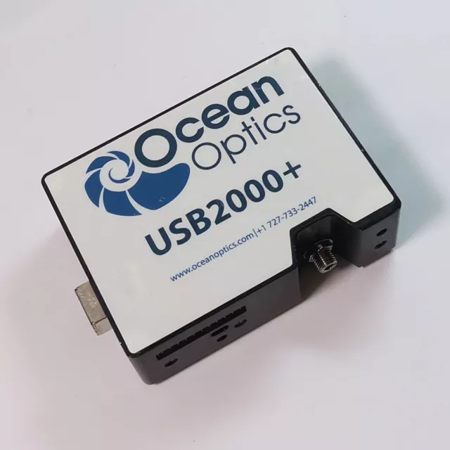 1PC Ocean Optics USB2000+ Spectrometer  Used 343nm-1029nm(Calibrated and Tested)