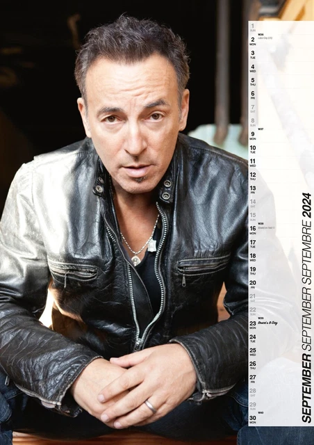 BRUCE SPRINGSTEEN 2024 A3 Calendar Premium Quality RARE EDITION £11.99 BRUCE SPRINGSTEEN 2024 A3 Calendar Premium Quality RARE EDITION £11.99