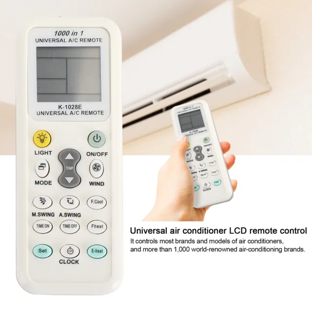 1000 in1 Climatisation Remote Control A/C Controller pour Air Conditioner LCD