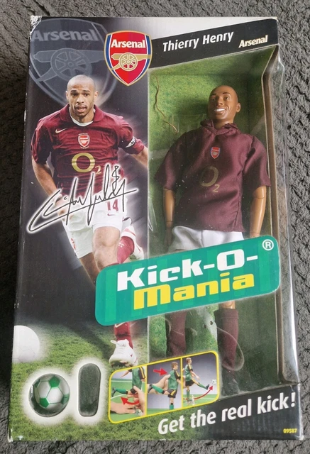 THIERRY HENRY ARSENAL Kick-O-Mania Figure Pre Owned In Box £30.00