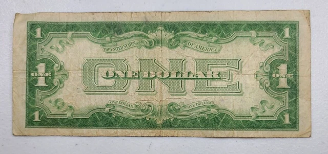 1934 $1 Silver Certificate Funny Back Note Blue Seal 094 2
