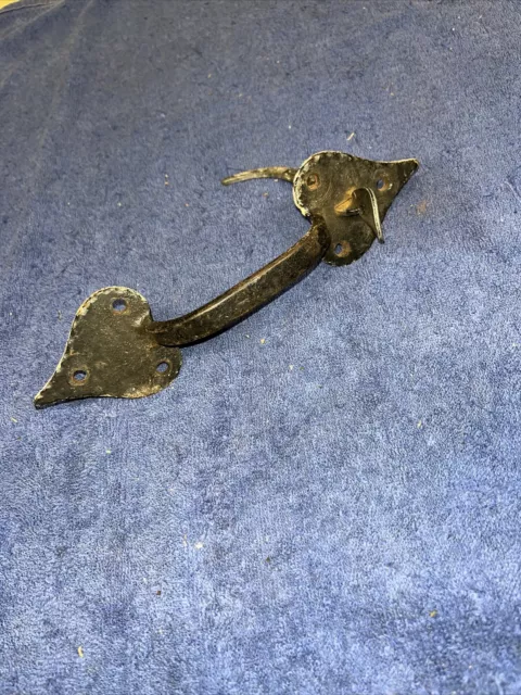 Vintage  Heart Shape Thumb Latch Barn Gate Handle