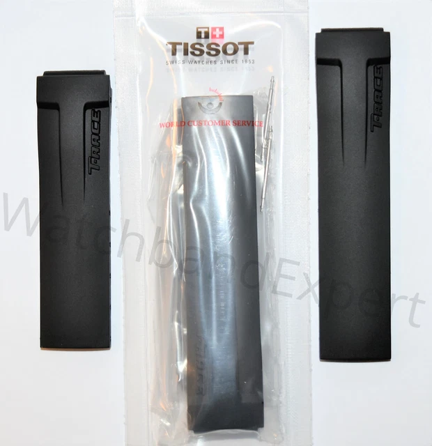 2x Black Band Pins & Screws For Tissot T-Race T048417A / T048427A - 21mm Watch