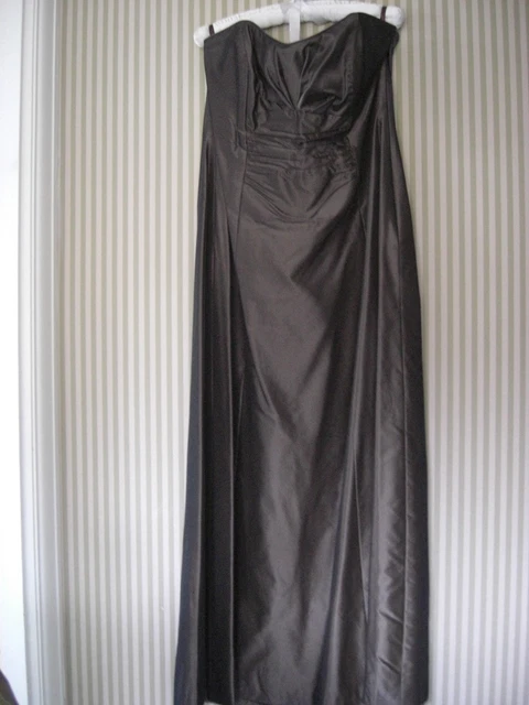 Abito ""Monsoon"" Taglia 18 Inutilizzato Per Occasioni Speciali - Senza Spalline/Corpetto Disossato - Foderato