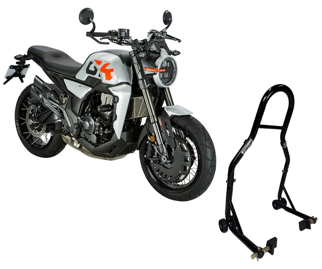 cavalletto moto alzamoto posteriore per alzare sollevare la Zontes GK 350 GK350